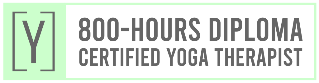 Certified Yoga Therapist – 800-hours diploma, The Yoga Therapy Institute